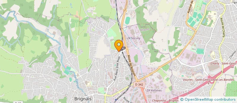 localisation de l'entreprise BM SERVICES à BRIGNAIS