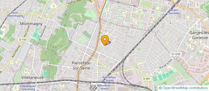 localisation de l'entreprise BM SERVICES à PIERREFITTE-SUR-SEINE