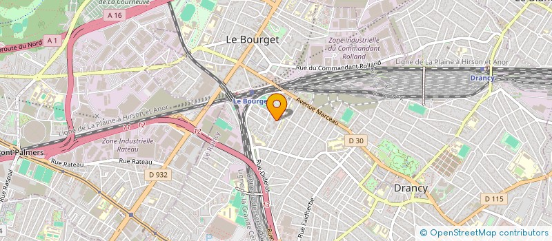 localisation de l'entreprise BM SERVICES à DRANCY