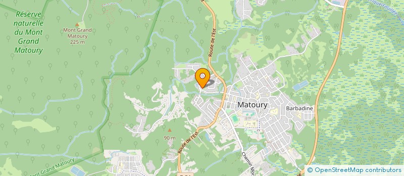 localisation de l'entreprise BM SERVICES à MATOURY
