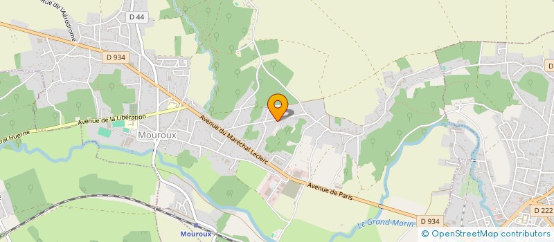 localisation de l'entreprise BM SERVICES  MOUROUX