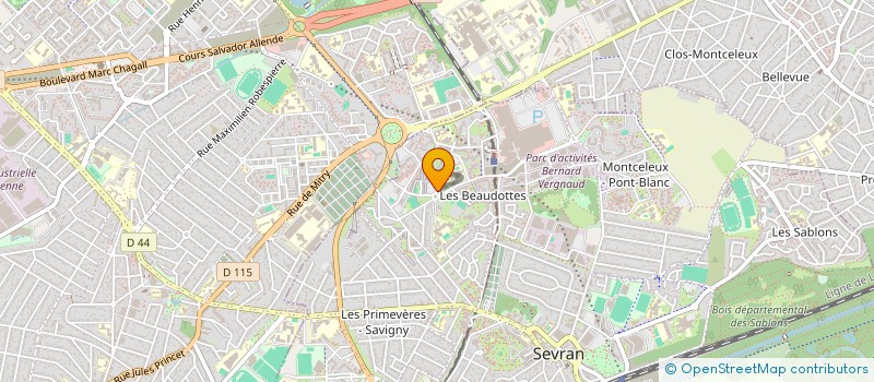 localisation de l'entreprise BM SEVRAN PAIN CHAUD à SEVRAN