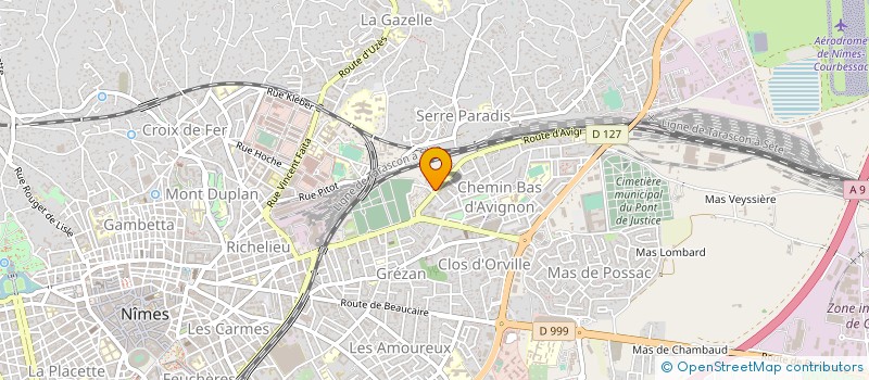 localisation de l'entreprise BM TELECOM  GARONS