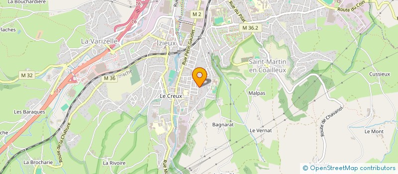 localisation de l'entreprise BM TELECOM  SAINT-CHAMOND