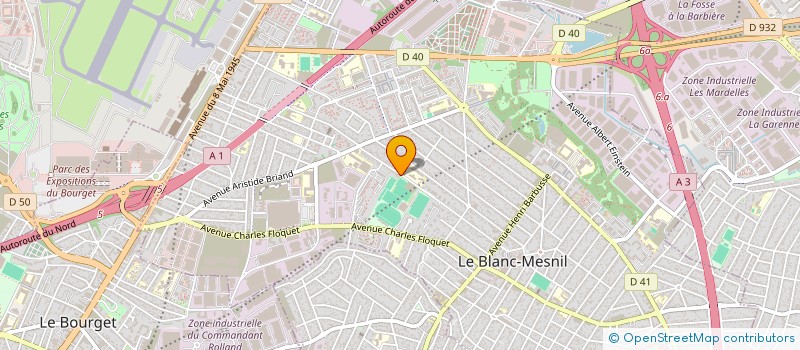 localisation de l'entreprise BM TELECOM à LE BLANC-MESNIL