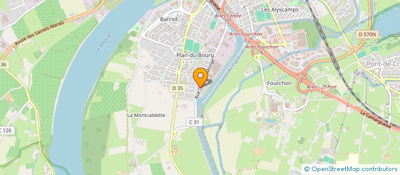 localisation de l'entreprise BM TRACTION à ARLES