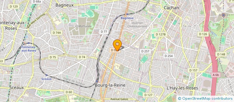 localisation de l'entreprise BM TRANSPORT à BOURG-LA-REINE