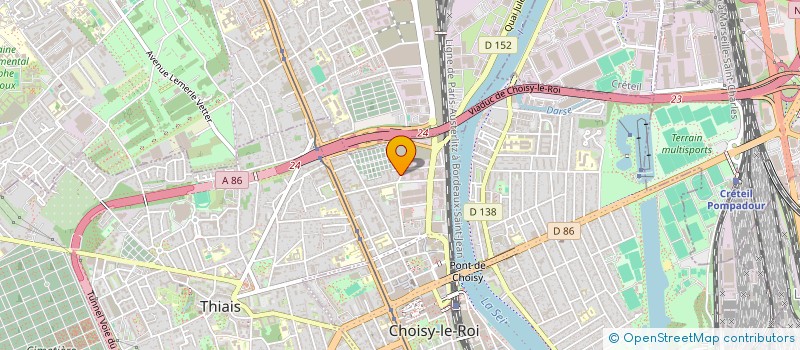 localisation de l'entreprise BM TRANSPORT à CHOISY-LE-ROI