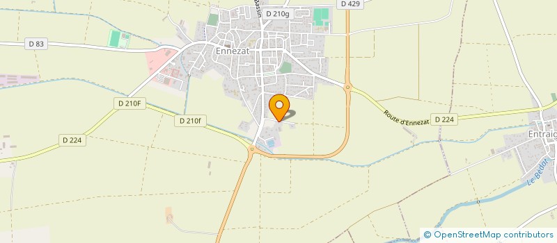 localisation de l'entreprise BM TRAVAUX  ENNEZAT