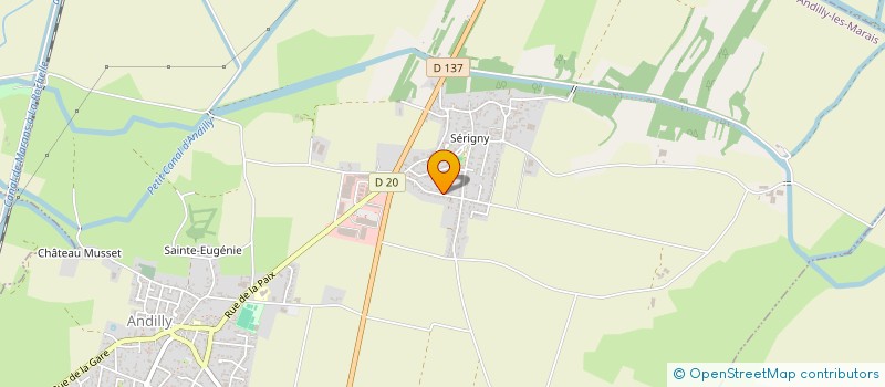 localisation de l'entreprise BM TRAVAUX à ANDILLY