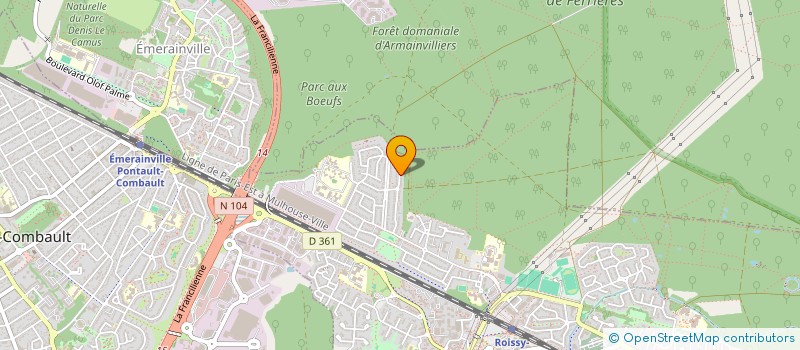 localisation de l'entreprise BM TUYAUTERIE SOUDURE  ROISSY-EN-BRIE