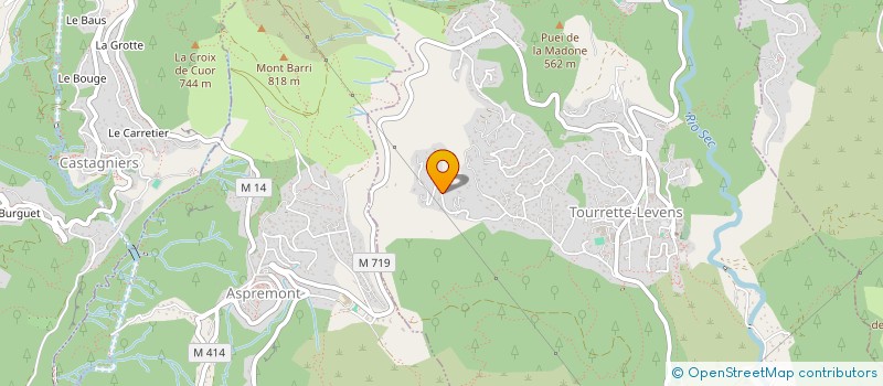 localisation de l'entreprise BM VALREAS  TOURRETTE-LEVENS