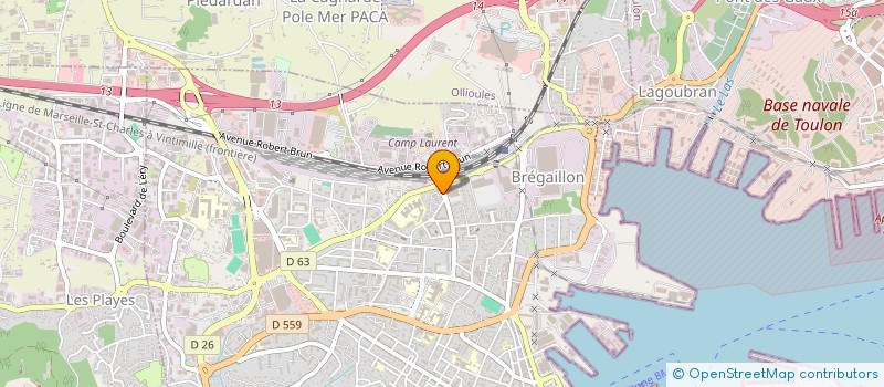 localisation de l'entreprise BM VIANDE  LA SEYNE-SUR-MER