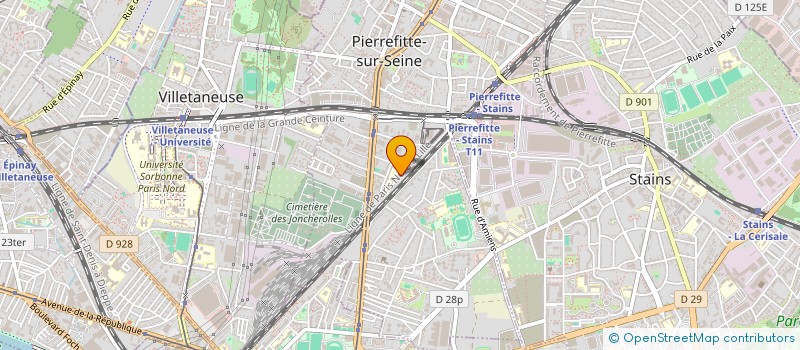 localisation de l'entreprise BM VITRAGE à PIERREFITTE-SUR-SEINE
