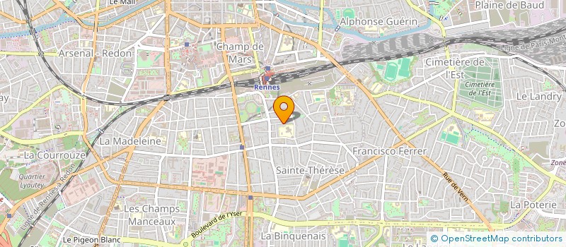 localisation de l'entreprise BM WEB CONSEIL  RENNES