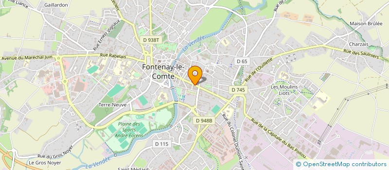 localisation de l'entreprise BM1 à FONTENAY-LE-COMTE