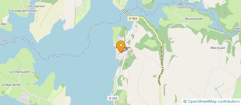 localisation de l'entreprise BM12 INFORMATIQUE  SALLES-CURAN