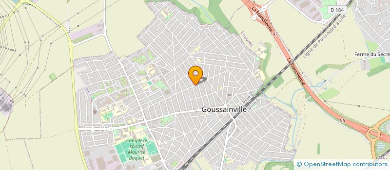 localisation de l'entreprise BM2 BAT  GOUSSAINVILLE