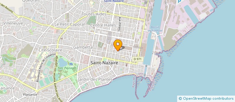 localisation de l'entreprise BM234 SERVICE  SAINT-NAZAIRE