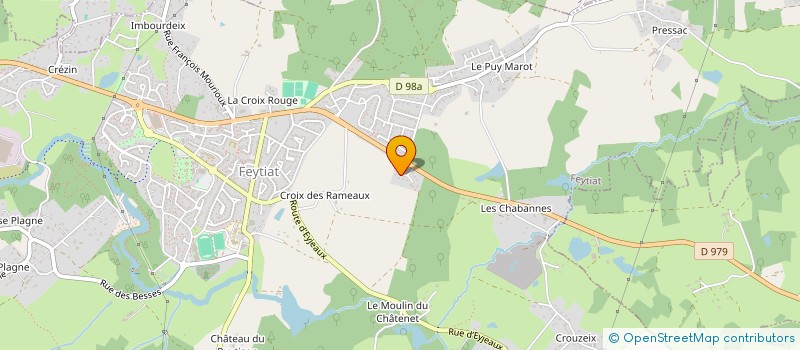 localisation de l'entreprise BM2C à FEYTIAT