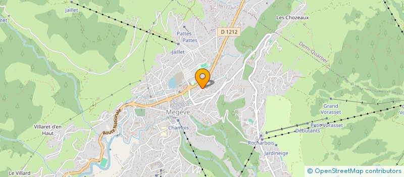 localisation de l'entreprise BM2C  MEGEVE