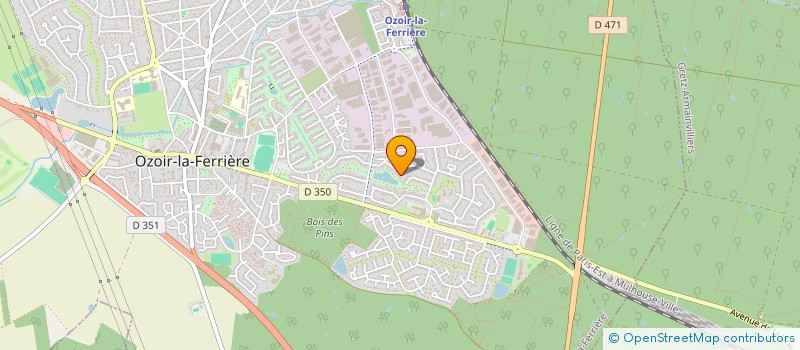localisation de l'entreprise BM2CIMMO  OZOIR-LA-FERRIERE