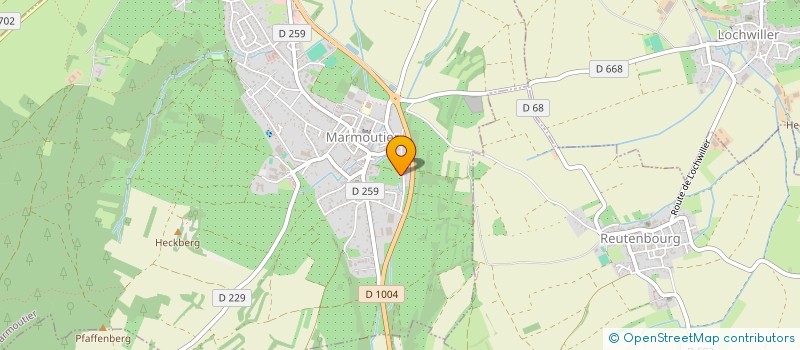 localisation de l'entreprise BM2D  MARMOUTIER