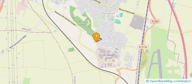 localisation de l'entreprise BM2D  PUSIGNAN