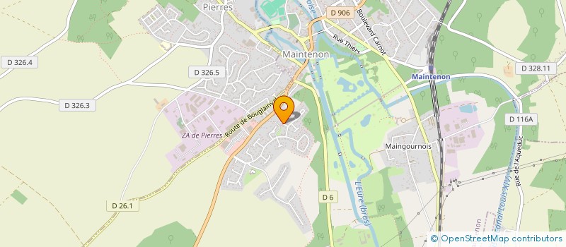localisation de l'entreprise BM3 OPTIQUE à HANCHES