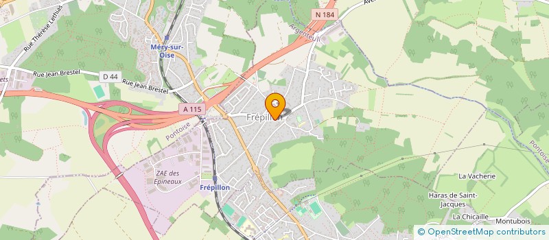 localisation de l'entreprise BM5  FREPILLON