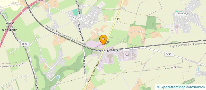 localisation de l'entreprise BM76  BOLBEC