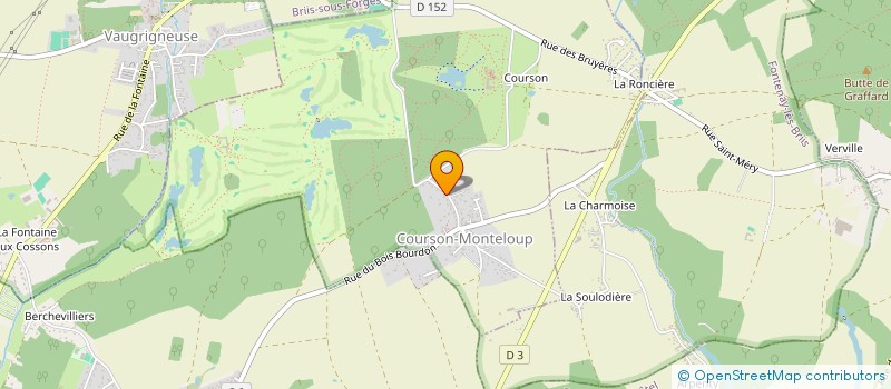 localisation de l'entreprise BM91  COURSON-MONTELOUP