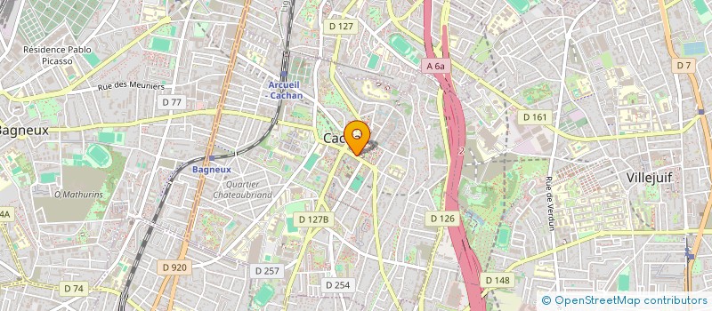 localisation de l'entreprise BM94  CACHAN