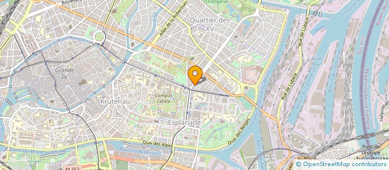 localisation de l'entreprise BMA à STRASBOURG