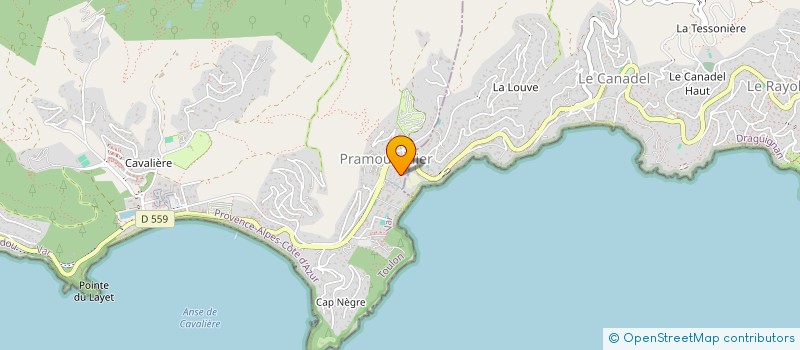 localisation de l'entreprise BMA à LE LAVANDOU