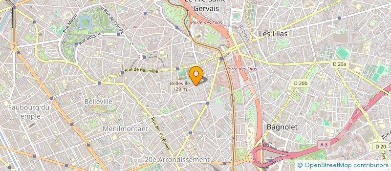 localisation de l'entreprise BMA  PARIS