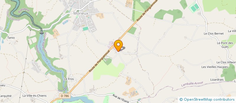 localisation de l'entreprise BMA à LAMBALLE-ARMOR