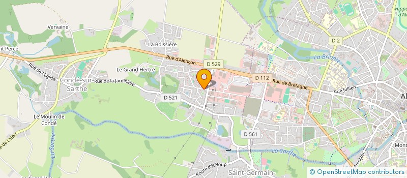 localisation de l'entreprise BMA BUREAU MECANIQUE ET AUTOMATISME à CONDE-SUR-SARTHE