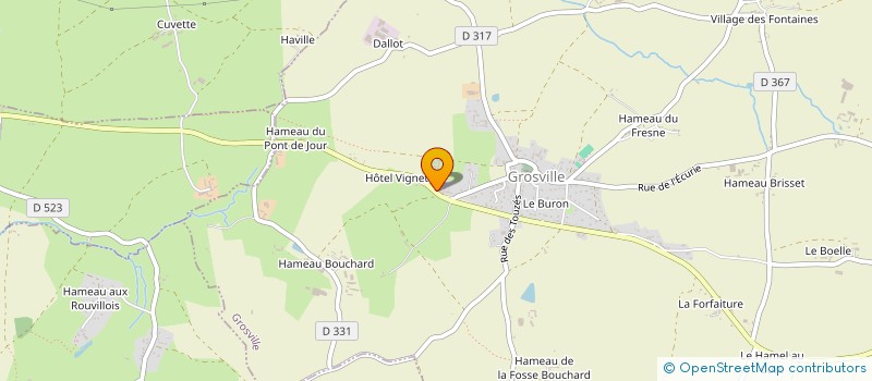 localisation de l'entreprise BMA CONCEPTION  GROSVILLE