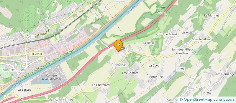 localisation de l'entreprise BMA FRANCE à PORTE-DE-SAVOIE