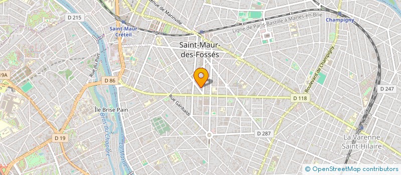 localisation de l'entreprise BMA INVESTISSEMENT à SAINT-MAUR-DES-FOSSES