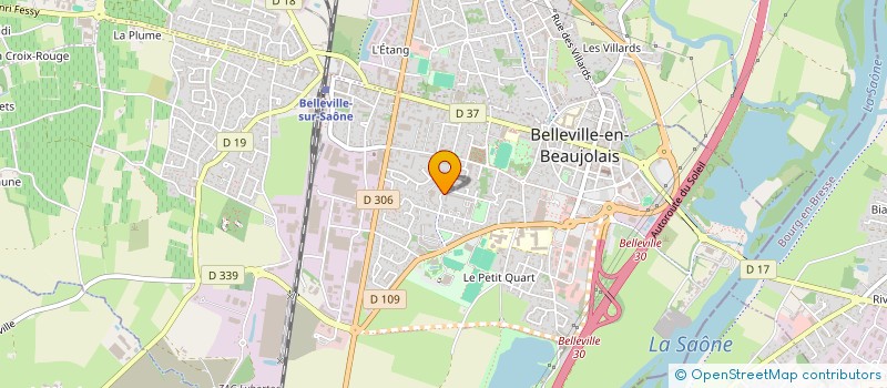 localisation de l'entreprise BMA LOGISTICS  BELLEVILLE-EN-BEAUJOLAIS