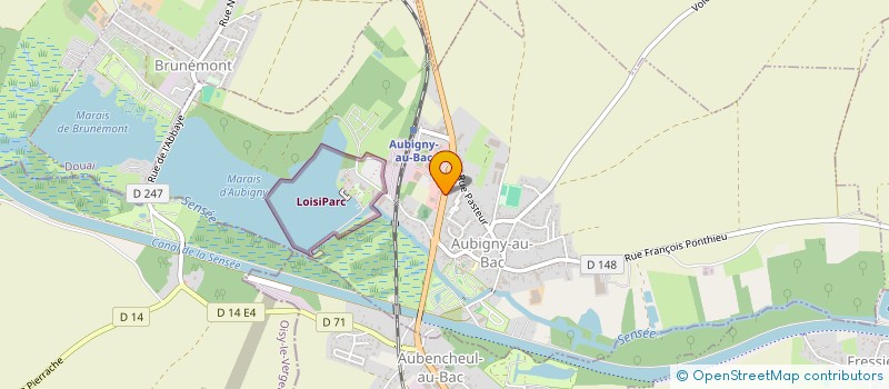 localisation de l'entreprise BMA MEUBLES à AUBIGNY-AU-BAC
