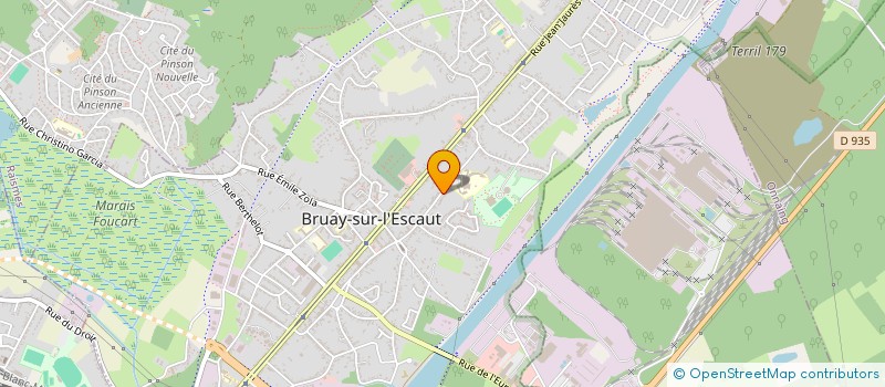 localisation de l'entreprise BMA-MOTORS à BRUAY-SUR-L'ESCAUT