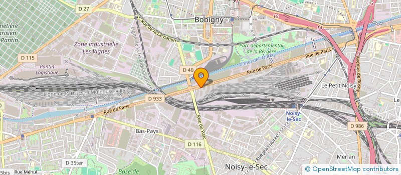 localisation de l'entreprise BMA NEGOCE à NOISY-LE-SEC