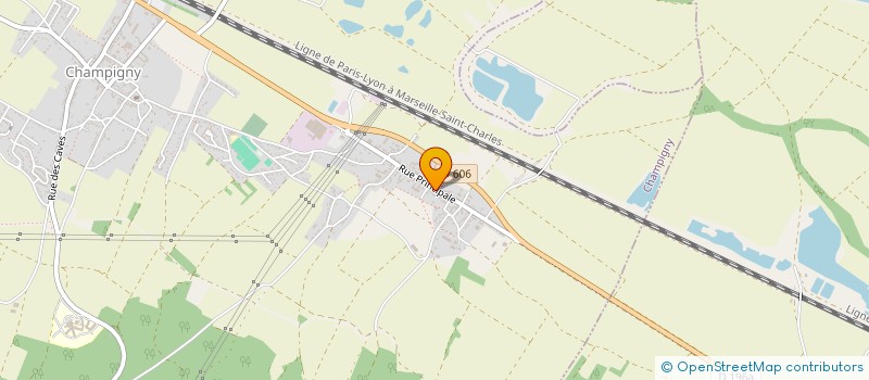 localisation de l'entreprise BMA RESTAURATION  CHAMPIGNY