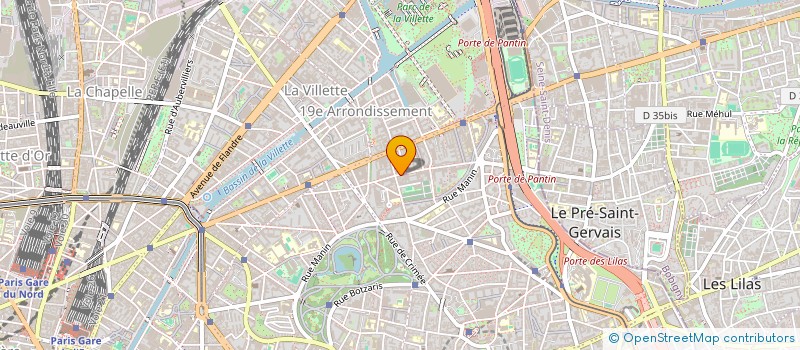 localisation de l'entreprise BMA SARL à PARIS