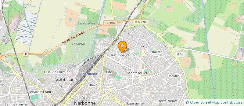 localisation de l'entreprise BMA SOLUTIONS à NARBONNE