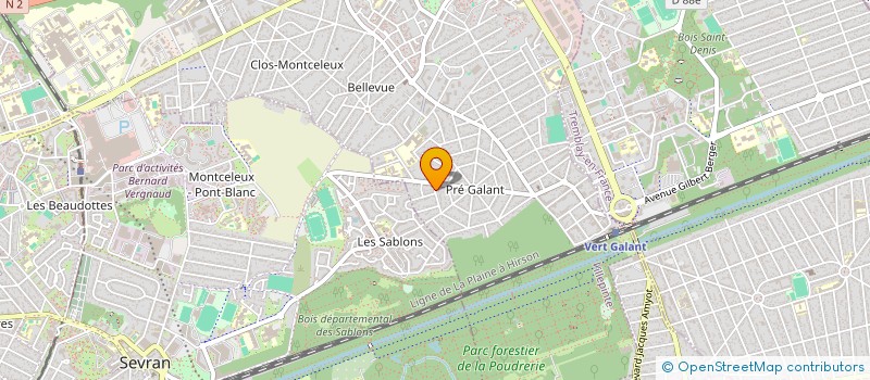 localisation de l'entreprise BMA TRANSPORT  VILLEPINTE