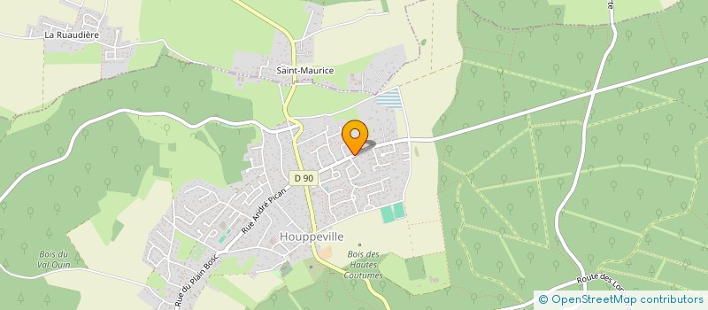 localisation de l'entreprise BMAC  HOUPPEVILLE